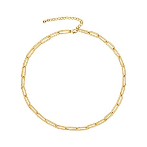 michael kors gold paperclip necklace|Michael Kors gold necklace.